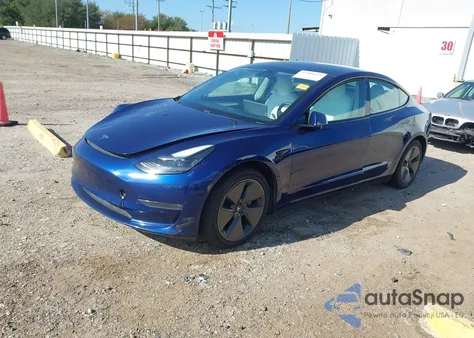 2021 Tesla Model 3 Long Range Dual Motor All-Wheel Drive from USA, damaged, VIN 5YJ3E1EB7MF059696